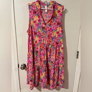 Dear Scarlett Multicolor Floral Dress